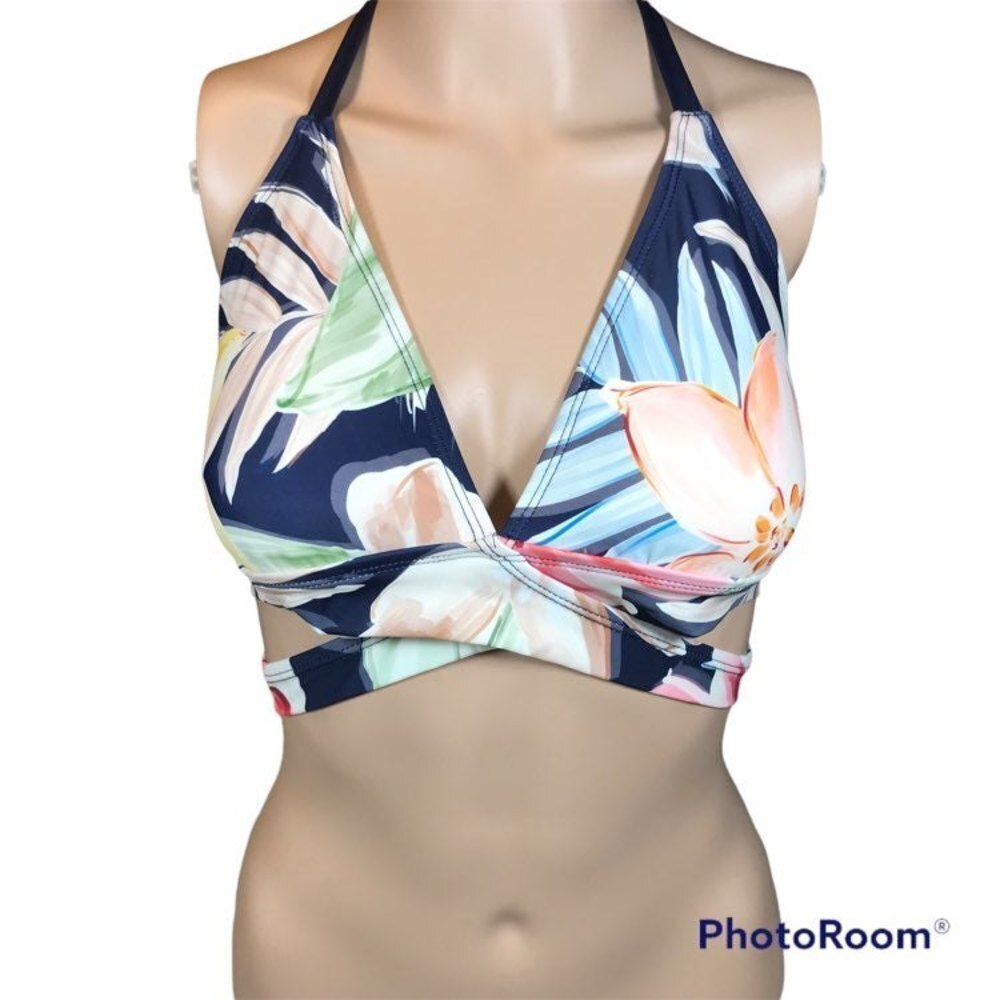 Kona Sol Peek-a-Boo Bikini Top Size XL (16-18)